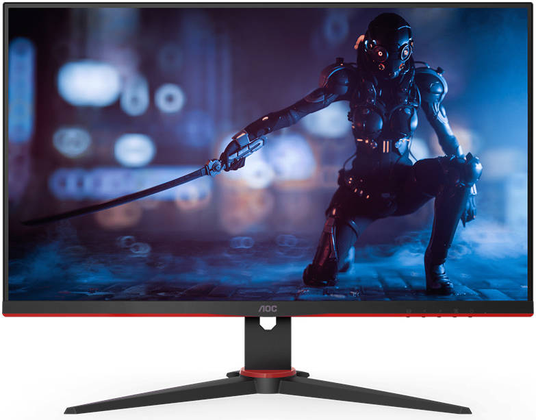 AOC Gaming Monitor, AdaptiveSync 165Hz 1920×1080VA Display, Black- Red - شاشة ألعاب